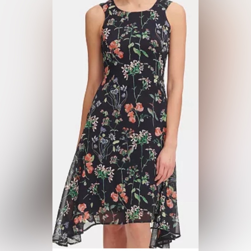 **Botanical Garden** Chiffon Dress